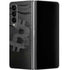 Bitcoin Textured Logo Galaxy Z Fold4 5G Skin